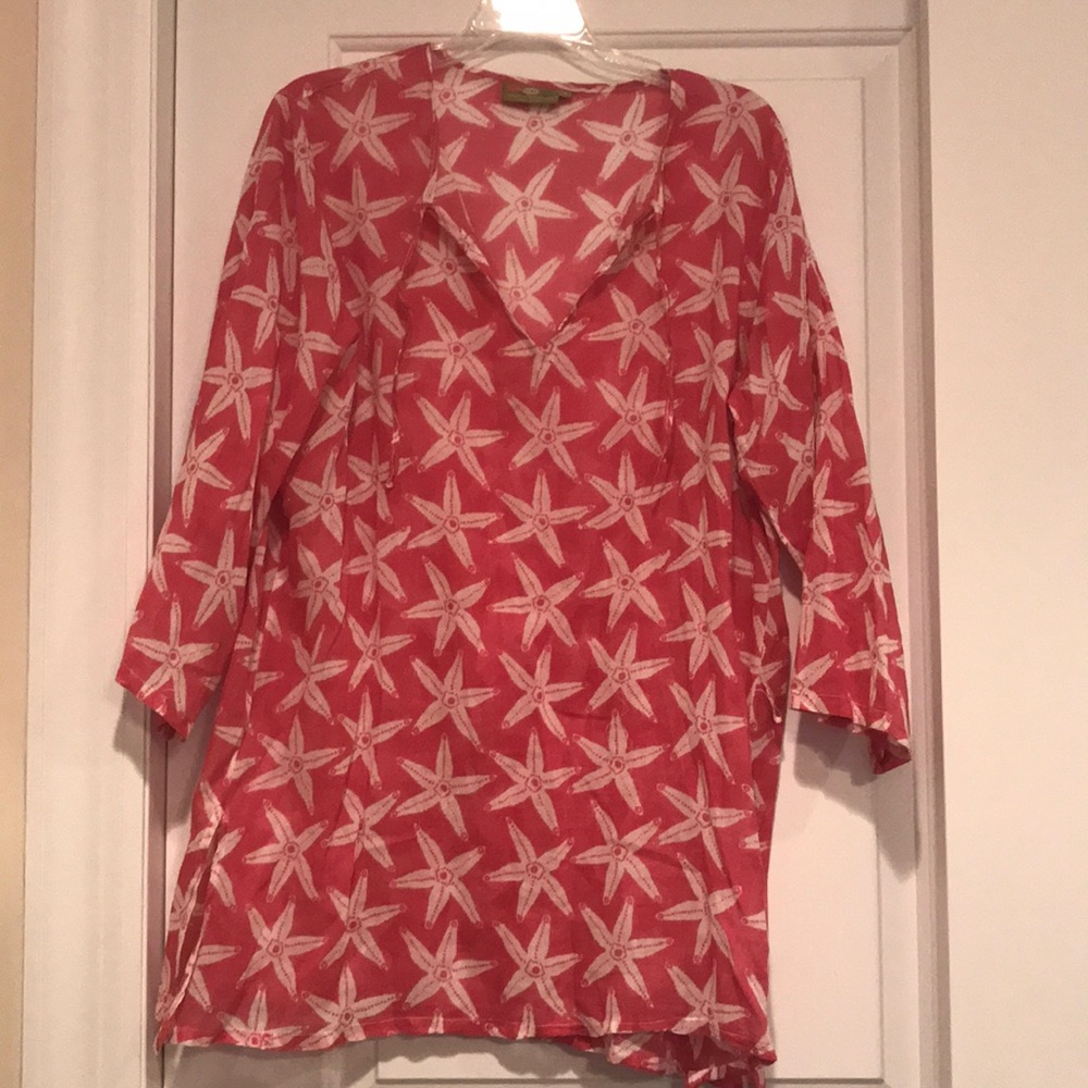 Pink and White Cover-Up